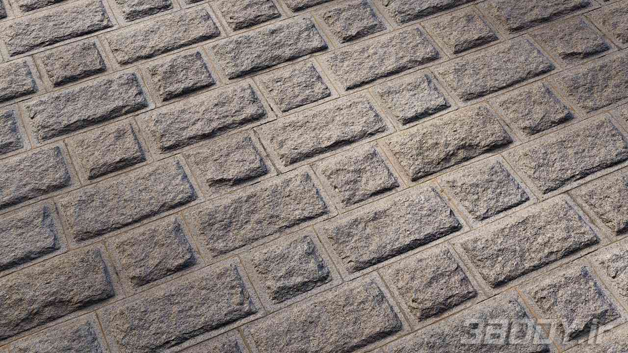 متریال سنگ کف stone wall عکس 1